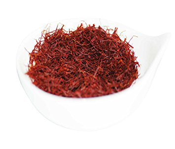 Indus Organics Saffron Strings, Grown in Kashmir Mountains, 5 Gm, Premium Grade, Hand Selected, Freshly Packed