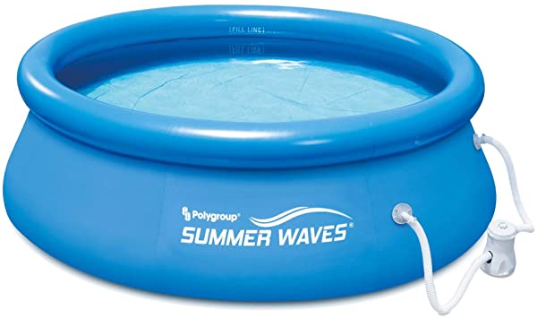 Summer Waves Above Ground Inflatable Pool, 8-ft x 26-in