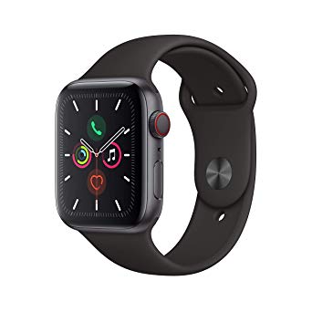 Apple Watch Series 5 (GPS   Cellular, 44mm) - Space Grey Aluminium Case with Black Sport Band