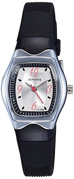 Sonata Analog White Dial Women's Watch - NF8989PP03J