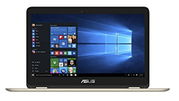 2017 Newest ASUS ZenBook Flip 13.3 inch 2 in 1 Laptop，Full-HD 1920 x 1080 Touchscreen , Intel Core M3 6Y30 CPU, 8 GB RAM, 512 GB Solid State Drive, USB 3.0, Bluetooth 4.1, Windows 10 Home (Gold)