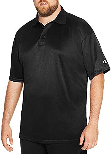 Champion Men's Big-Tall Powertrain Solid Polo Shirt