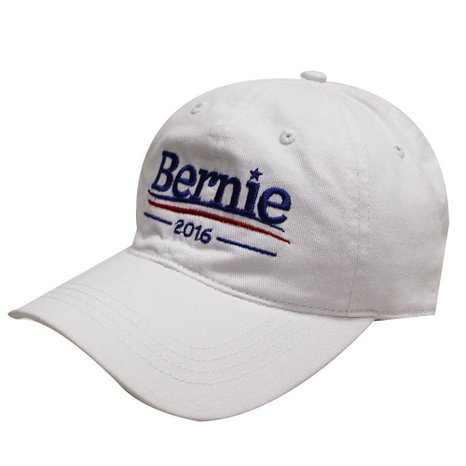 C104 Bernie 2016 Campaign Caps - White