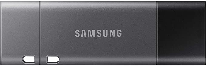 Samsung Duo Plus 64GB - 300MB/s USB 3.1 Flash Drive (MUF-64DB/AM), Black/Sliver