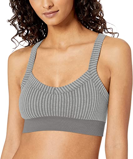 Amazon Brand - Mae Women's Seamless Wide Strap Crop Bralette (for A-C cups)