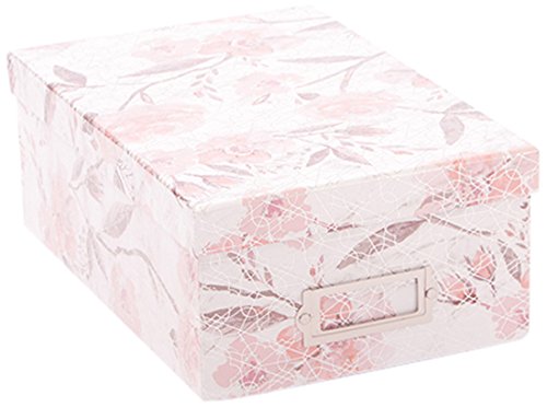 American Crafts Photo Boxes Floral Geo Silver Foil Die Cuts with a View