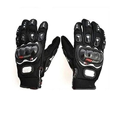 Autofurnish Pro-Biker Motorcycle Riding Gloves (Black, XL)