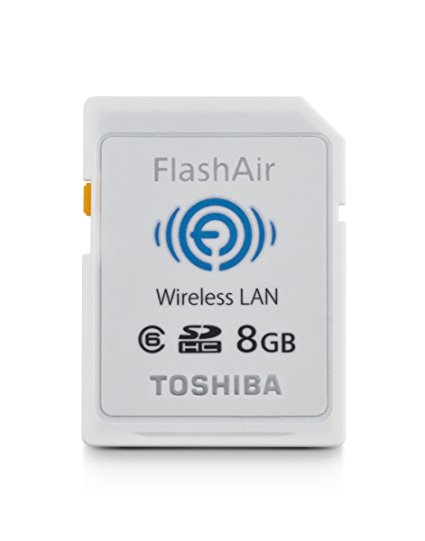 Toshiba FlashAir 8GB Wireless Memory Card (PFW008U-1ABW)