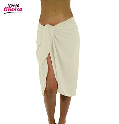 Swimwear Swimsuit Cover ups Sarong Dress Pareo Bikini Wrap Bathing Suit Plain