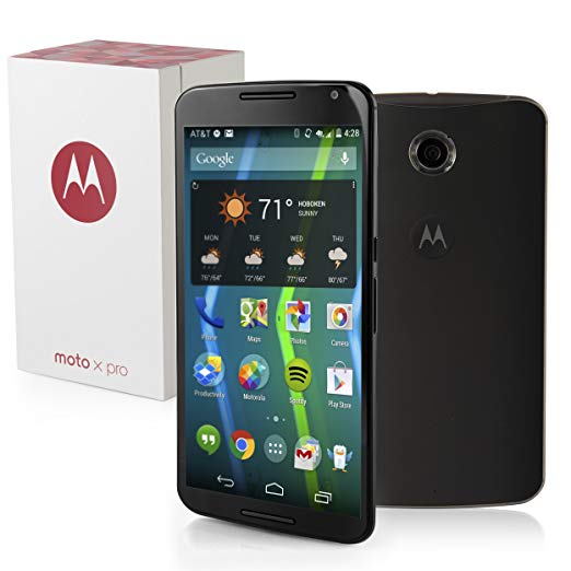 Motorola Moto X Pro 4G LTE Android 6.3" Cell Phone GSM Unlocked International Version - Black (32GB)