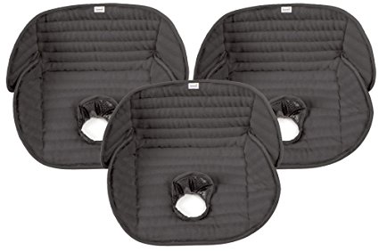 Summer Infant Deluxe Piddle Pad, Black, 3 Count