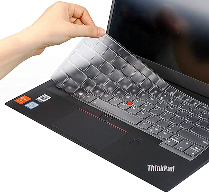 Keyboard Cover for ThinkPad T14 T14S, ThinkPad E14 Gen 2 & L14 Gen 2 & P14s Gen 2 , ThinkPad X1 Yoga Gen 6 2021, ThinkPad X1 Carbon Gen 9 2021 Series Laptop - TPU