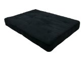 DHP 8-Inch Independently-Encased Coil Premium Futon Mattress Full Size Black