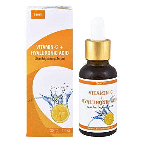 Cosderma Vitamin C   Hyaluronic serum Brightening serum Excellent Glow