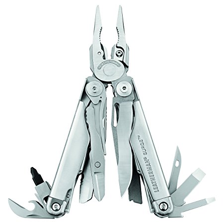 Leatherman - Surge Multi-Tool, Stainless Steel with Leather Sheath