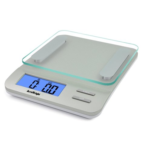 Accuweight Digital Kitchen Scale Electronic Meat Food Weight Scale, 5kg/11lb