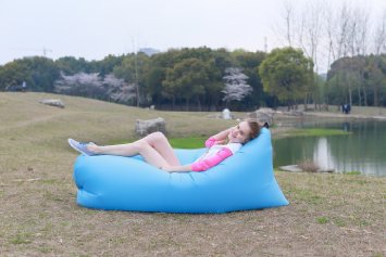COMROLL® Outdoor Convenient Inflatable Lounger, Sleeping Compression Air Bag, Beach Lounger, Portable Dream Chair, Air Sleep Sofa Lounge