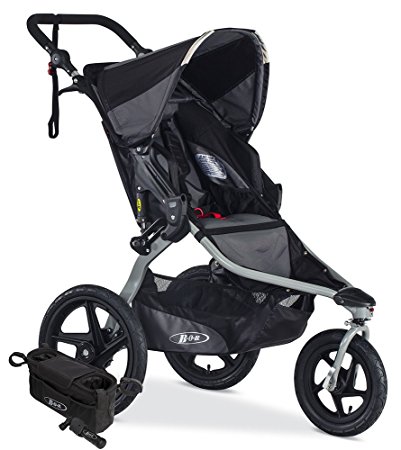 BOB Revolution FLEX Jogging Stroller Bundle, Black