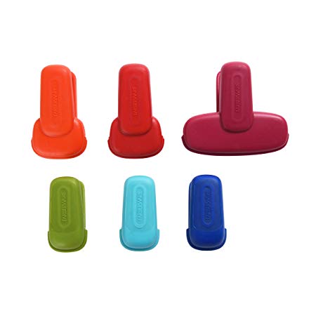 Farberware 5211487 Professional All-Purpose Magnetic Bag Clips Standard Assorted Colors