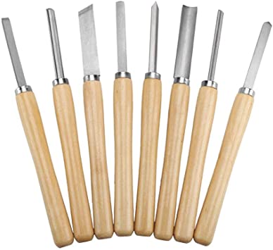 8pcs/Set Wood Lathe Chisel Set Professional Quality Wood Turning Chisel for Wood Working