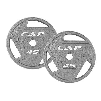 CAP Barbell 2-Inch Olympic Grip Plate, Various Sizes