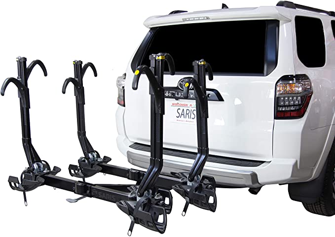 Saris Superclamp Bike Hitch Car Rack, Mount 2-4 Bikes, Plus Cargo Option