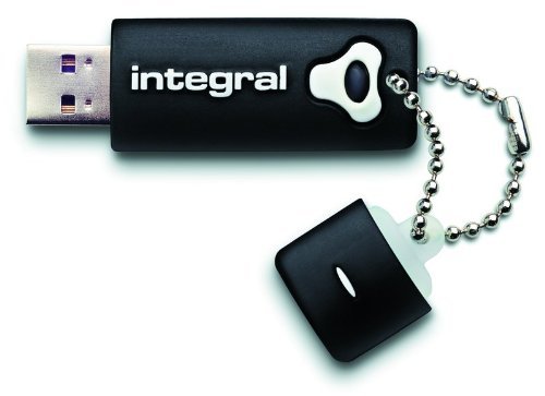 Integral Splash 32 GB USB Flash Drive - Black