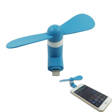 VIMVIP 8Pin Mini Portable Dock Cool Cooler Rotating Fan for iPhone 6  6 Plus iPhone 5Enjoy the Cool Anywhere and Anytime