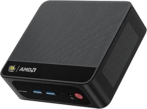 Beelink SER5 PRO Mini PC,AMD Ryzen 7 5850U(8C/16T,up to 4.4 GHz),Mini Computer 32GB DDR4 RAM 1TB PCle3.0 SSD Graphics 8 core 2000 MHz,Support 4K Triple Display/Wifi6/BT5.2/USB3.2/HDMI DP Type-C