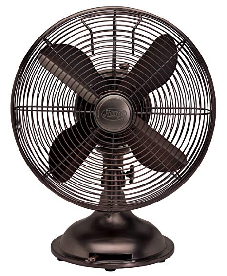 Hunter Fan 90406 12" Oscillating Desk Fan - oil rubbed bronze Color