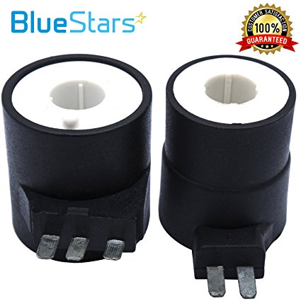 Ultra Durable 279834 Dryer Gas Valve Ignition Solenoid Coil Kit Replacement Part by Blue Stars - Exact Fit for Whirlpool Kenmore Maytag Dryers - Replaces AP3094251 PS334310 12001349