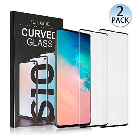 Xawy [2-Pack] for Galaxy S10 Screen Protector Tempered Glass,[Anti-Fingerprint][No-Bubble][Scratch-Resistant] Glass Screen Protector for Samsung Galaxy S10