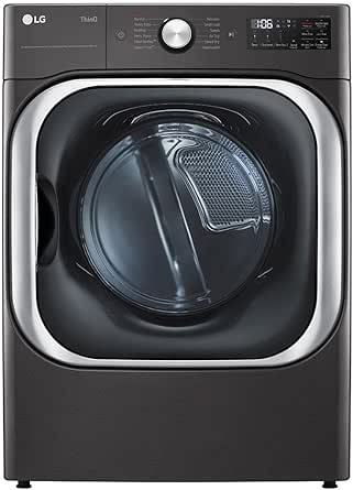 9.0 cu. ft. Mega Capacity Smart wi-fi Enabled Front Load Electric Dryer with TurboSteam™ and Built-In Intelligence