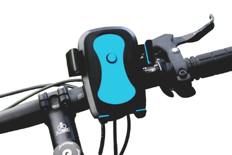 Bike Mount Bike Phone Mount Universal Cell Phone Holder for Bike Motorcycle  Fits Any Smart Phone From 3.5 To 6.3 inch iPhone 6 6s Plus 5 5s Samsung Galaxy S4 S5 S6 Edge Note 5 Wide Lifetime Warranty