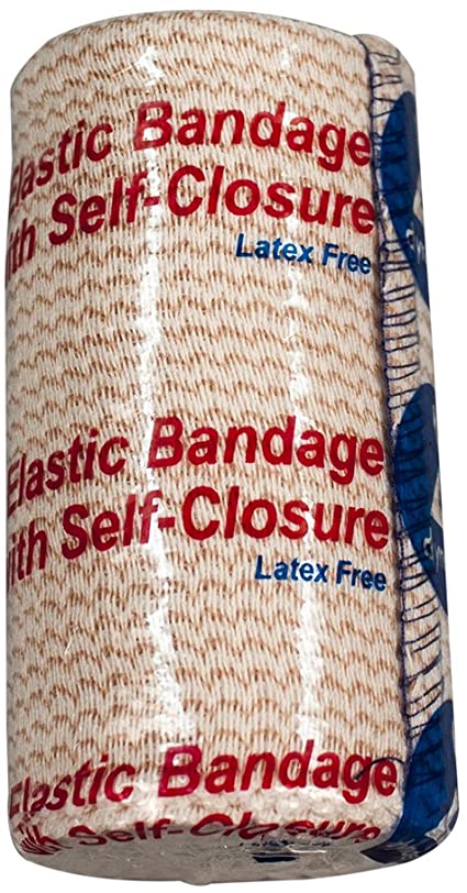 Dynarex Elastic Bandage with Self Closure Strip, 10 Count/4 x 5 Yards