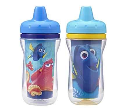 The First Years 2 Pack Disney/Pixar Finding Dory Insulated Sippy Cup, 9 Ounce (Colors and Design May Vary)