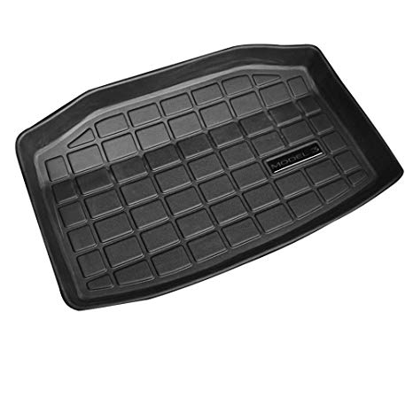 Lesgos Tesla Model 3 Trunk Mats, Car Rear Trunk Storage Mat Cargo Tray Trunk Rear Cargo Liner Storage Mat Floor Mat All Weather Trunk Protection for Tesla Model 3 (Trunk Storage Mat)