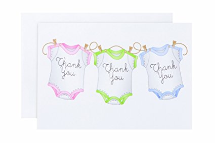 Wilton 20-Pack Onesie Thank You