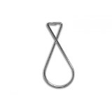 SharpTank Classroom Figure 8 T-Bar Clip Set of 25 - Wire Hanging signed for Displaying Signs Graphics Mobiles and Student Work from Drop-Ceilings - Holds up to 10 lbs
