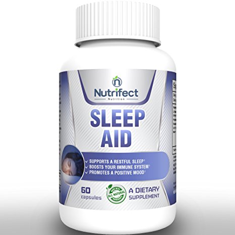 100% ALL NATURAL Sleeping Pills Supplement EXTRA STRENGTH-Great Sleep Aid For Women, Children and Adults