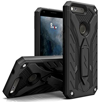 Google Pixel XL Case, Zizo [Static Series] Shockproof [Military Grade Drop Tested] w/ Kickstand [Google Pixel XL Heavy Duty Case] Impact Resistant