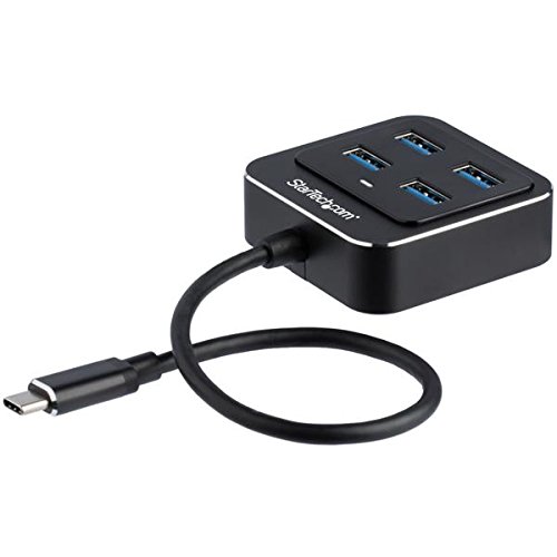 USB-C Hub - 4X USB-A Ports - 10Gbps - Bus Powered - USB C to USB 3.1 Gen 2 Hub - USB Type C Hub - Thunderbolt 3 USB Hub