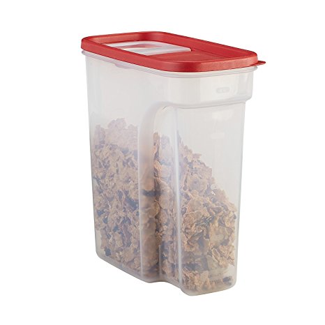 Rubbermaid Flip Top Cereal Keeper, Modular Food Storage Container, BPA-free, 18 Cup, 2 Pack