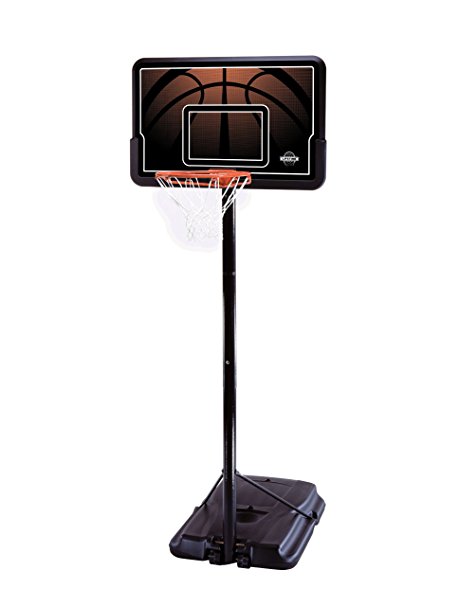 Lifetime Pro Court Height Adjustable Portable Basketball System, 44 Inch Backboard