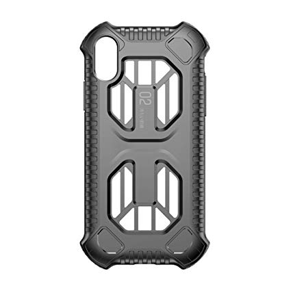 iPhone XR Case, Baseus Full-Body Rugged Shock Reduction Protective Cover for iPhone XR 6.1 Inch (Black)