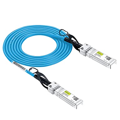 [Blue] Colored 10G SFP  DAC Cable - Twinax SFP Cable for Ubiquiti UniFi Devices, 2-Meter(6.5ft)