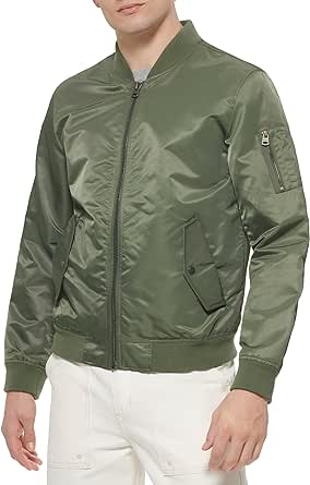 Levi's Men's Flight Satin Bomber Jacket