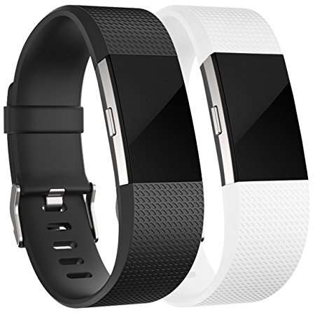 Maledan Replacement Bands for Fitbit Charge 2, Available in Different Colors and 3 Styles