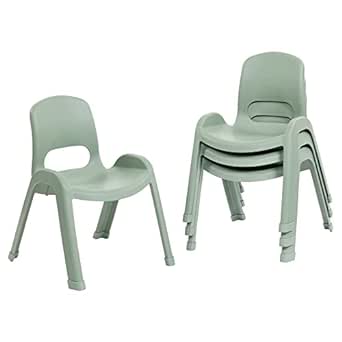 ECR4Kids SitRight Chair Classroom Seating, Sage