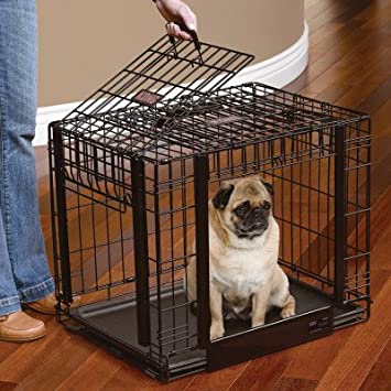 KONG Space Saving Double-Door Pet Crate